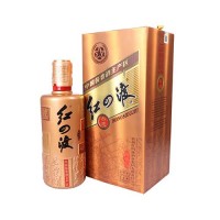 貴州茅臺(tái)鎮(zhèn)醬香白酒叁渡53度老酒500mL禮盒款